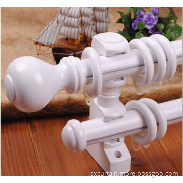 Reliable Quality White Color Wood Curtain Rod